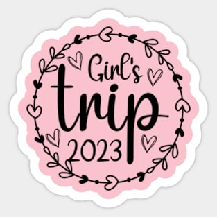 Matching Girls Trip 2023 Sticker